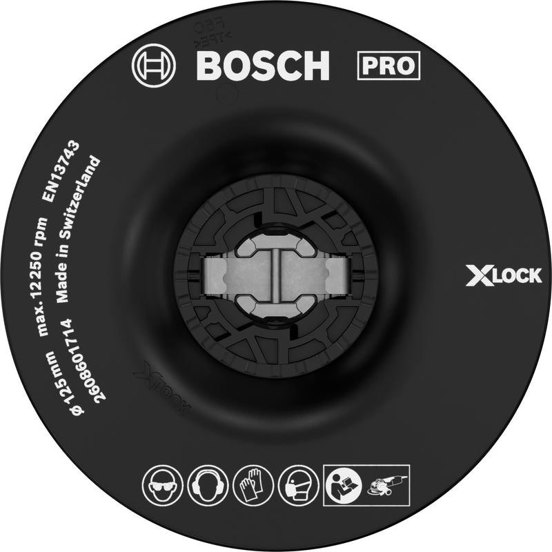 Bosch Backing Pad X-LOCK 125 mm soft