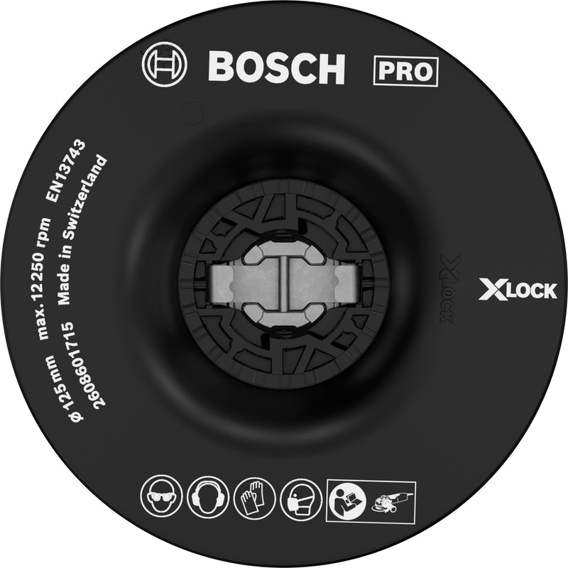 Bosch Backing Pad X-LOCK 125 mm medium