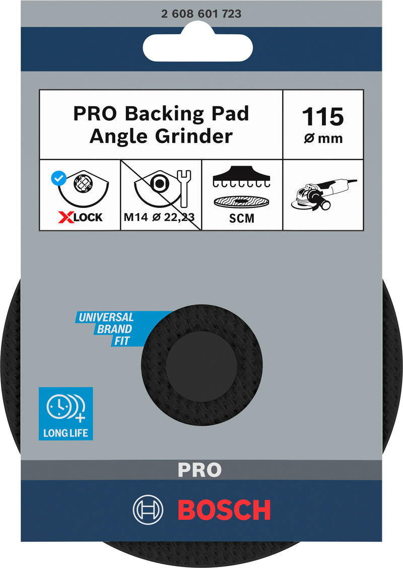 Plato de soporte Bosch X-LOCK 115 mm SCM