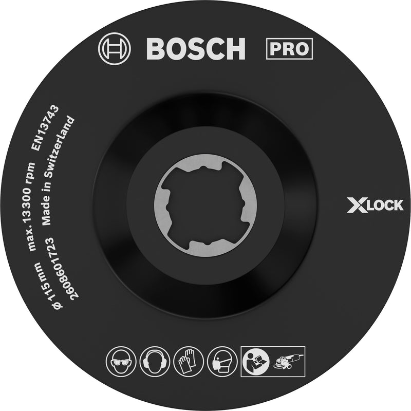 Plato de soporte Bosch X-LOCK 115 mm SCM