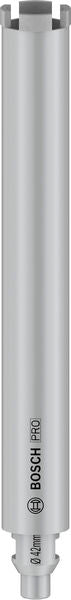 Fresa de núcleo diamantada Bosch ø42x400mm, G 1/2"