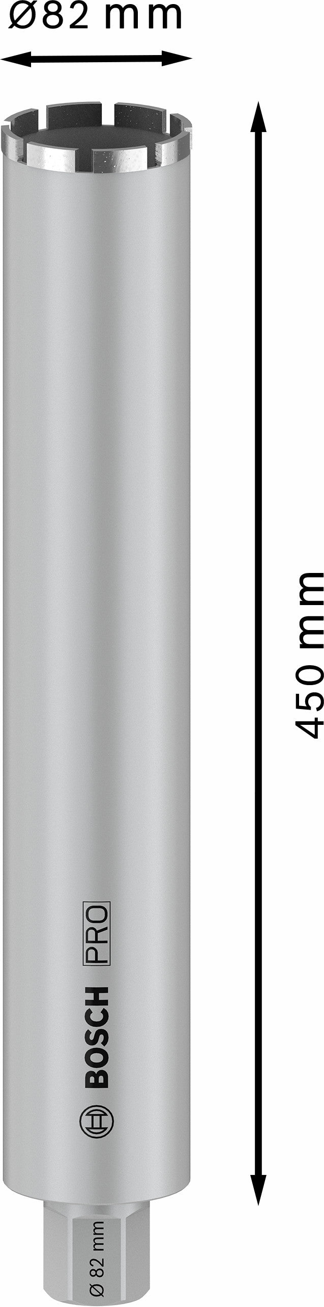 Bosch Diamond Core Cutter ø82x450mm,1 1/4"