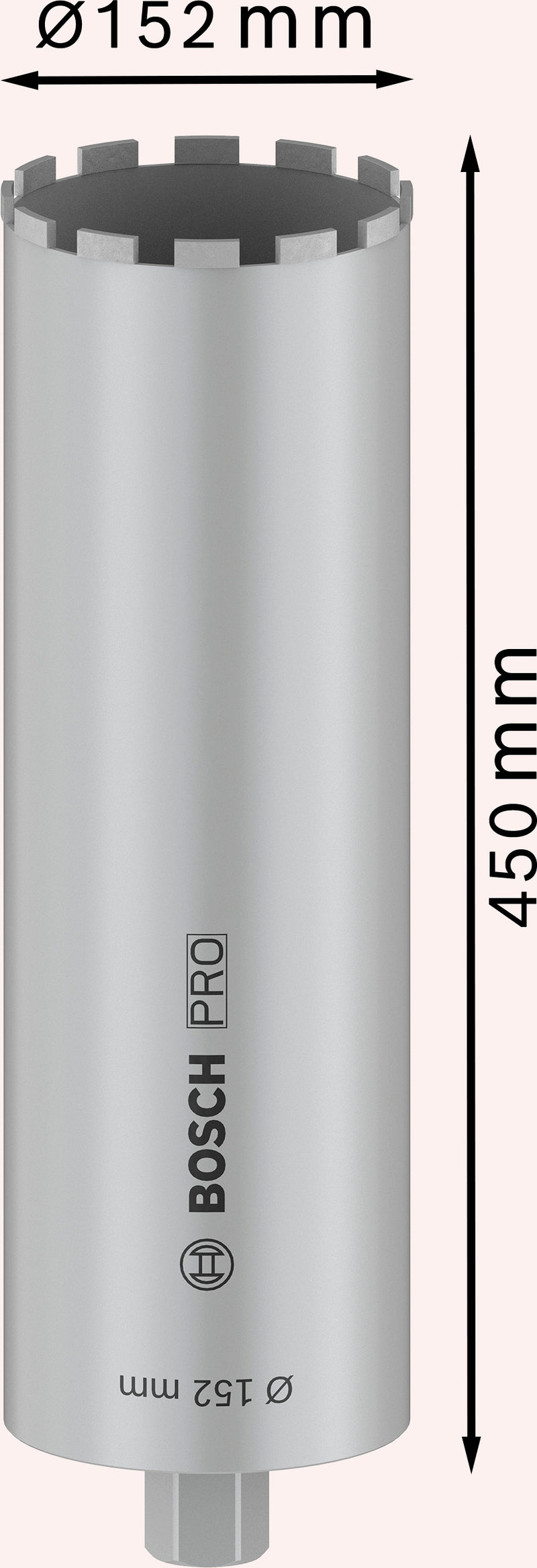 Bosch Diamond Core Cutter ø152x450mm,1 1/4"