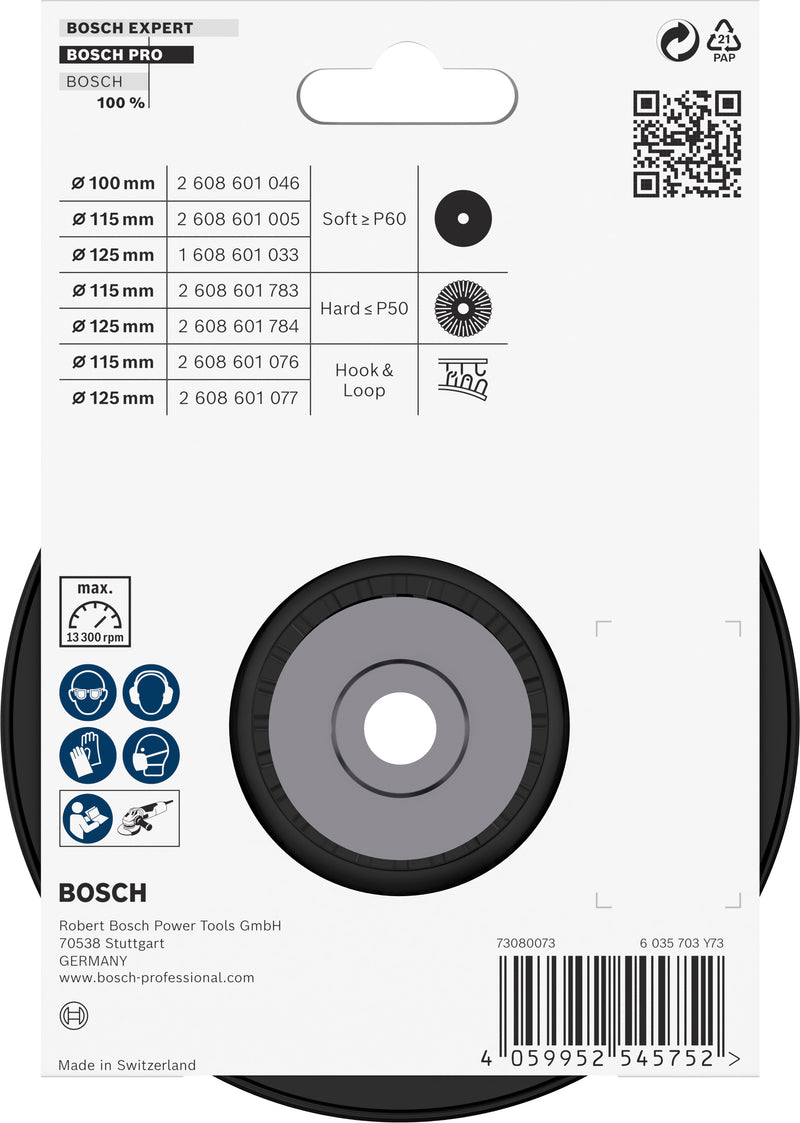 Bosch 115 mm, corazón M14