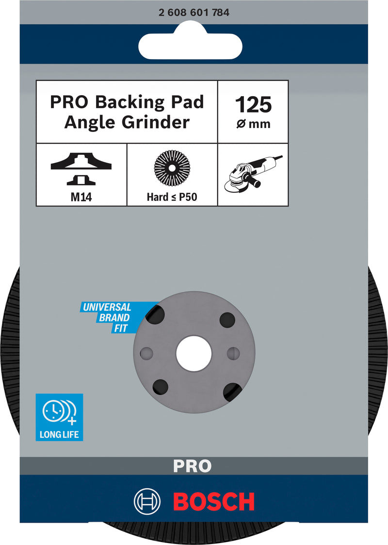 Bosch Backing Pad 125mm, hart M14
