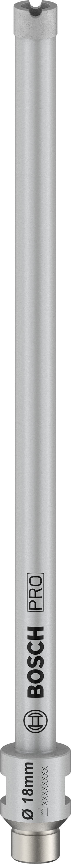 Broca anular de diamante Bosch PRO para corte de núcleos húmidos