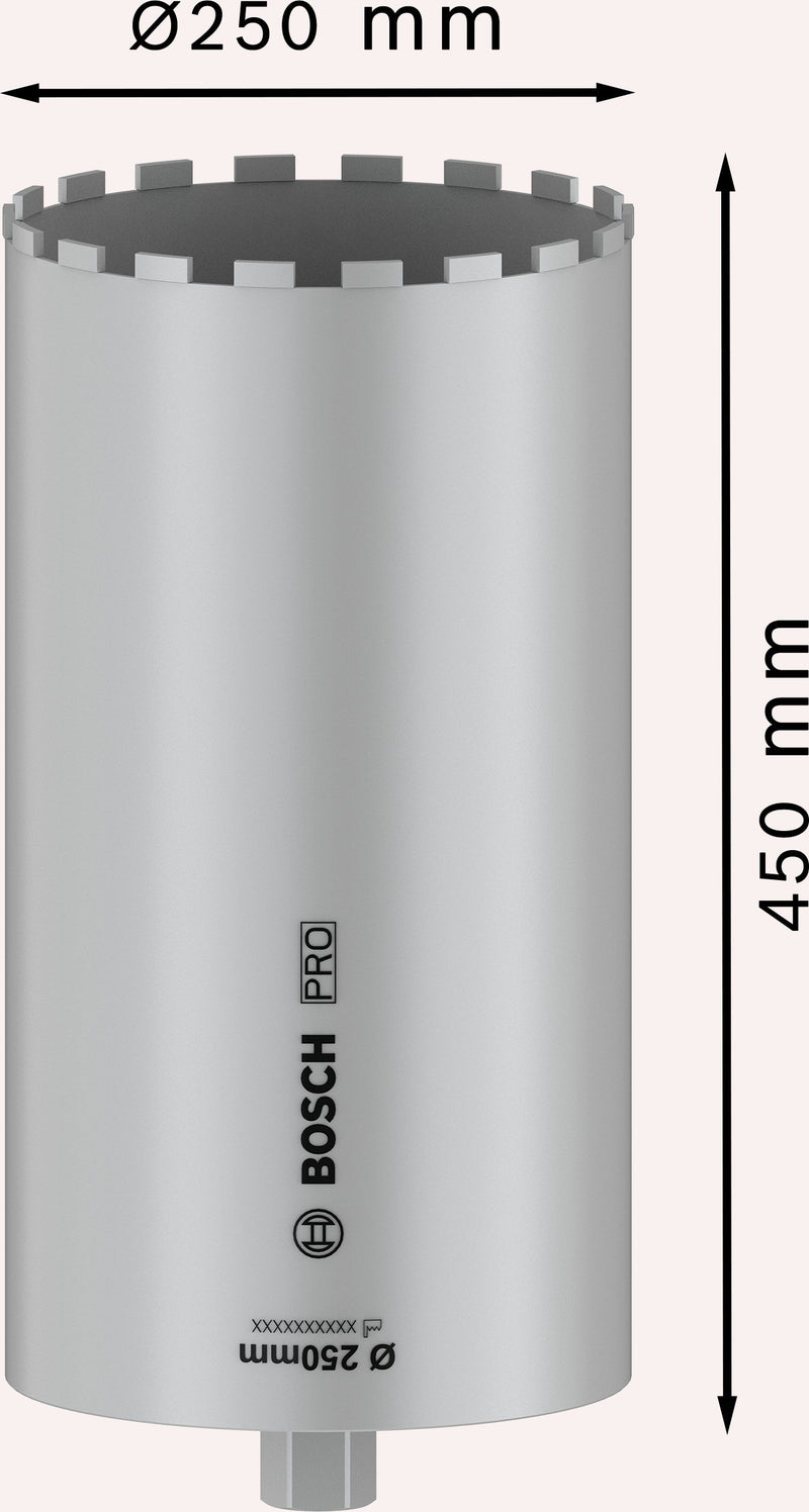 Bosch Diamond Annular Bit PRO Core Cutter wet