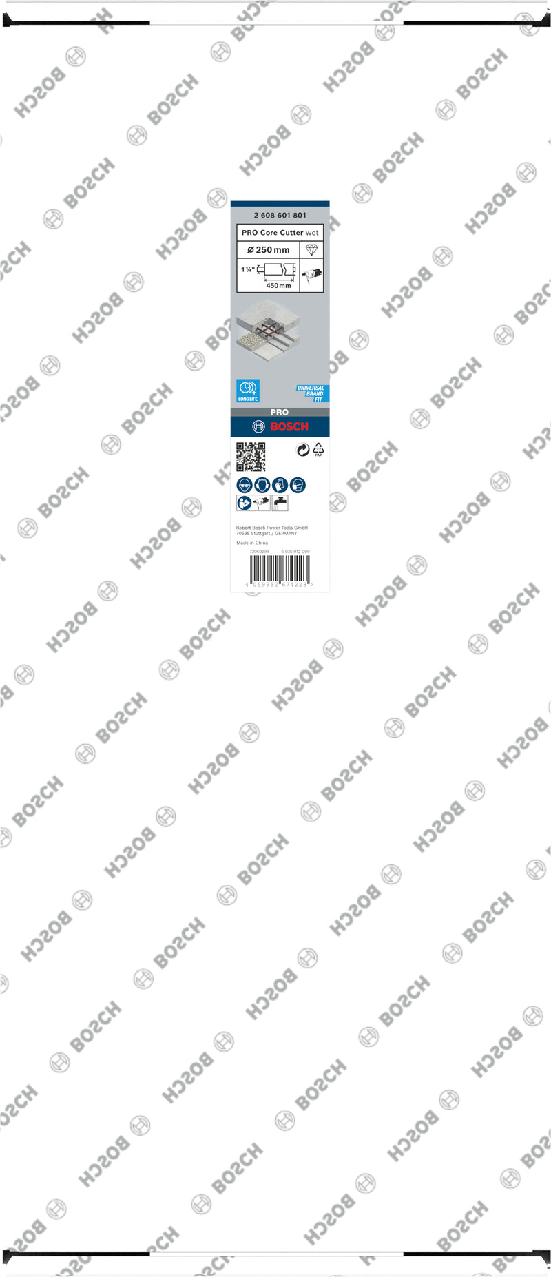 Bosch Diamond Annular Bit PRO Core Cutter wet