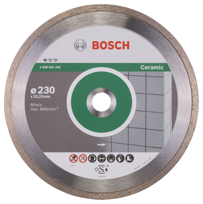 Lâmina de corte diamantada Bosch 230x22,23 mm Pro Ceramic
