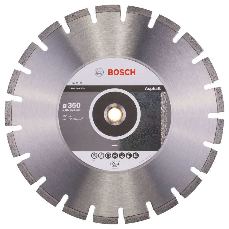 Padrão Bosch para Asfalto 350x20/25,4mm
