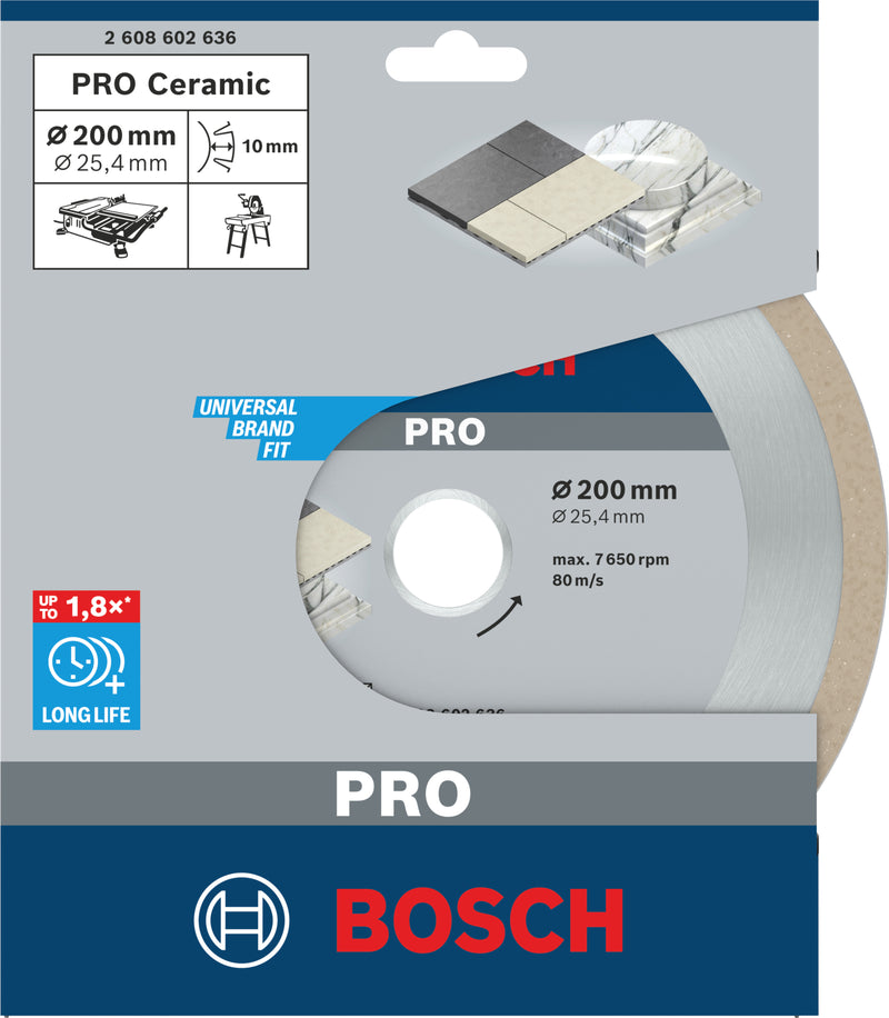 Bosch Disc dia.Best/Ceramic, 200x25.4x2,2 mm