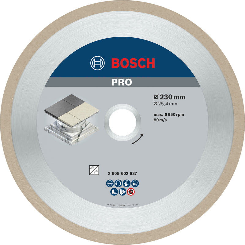 Disco Bosch dia.Melhor/Cerâmica, 200x25,4x2,4 mm