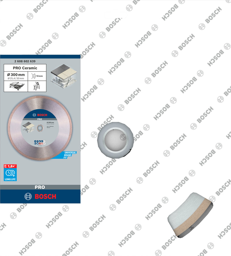 Disco Bosch dia.Melhor/Cerâmica, 300x30/25,4x2,8mm