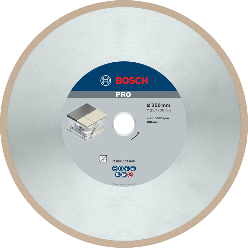 Disco Bosch dia.Melhor/Cerâmica, 350x30/25,4x3 mm