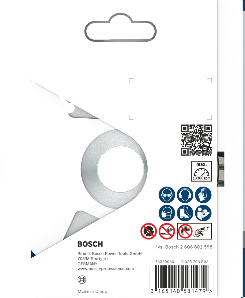 Bosch Disc dia Best for Stone, 115x22.23x2.2mm