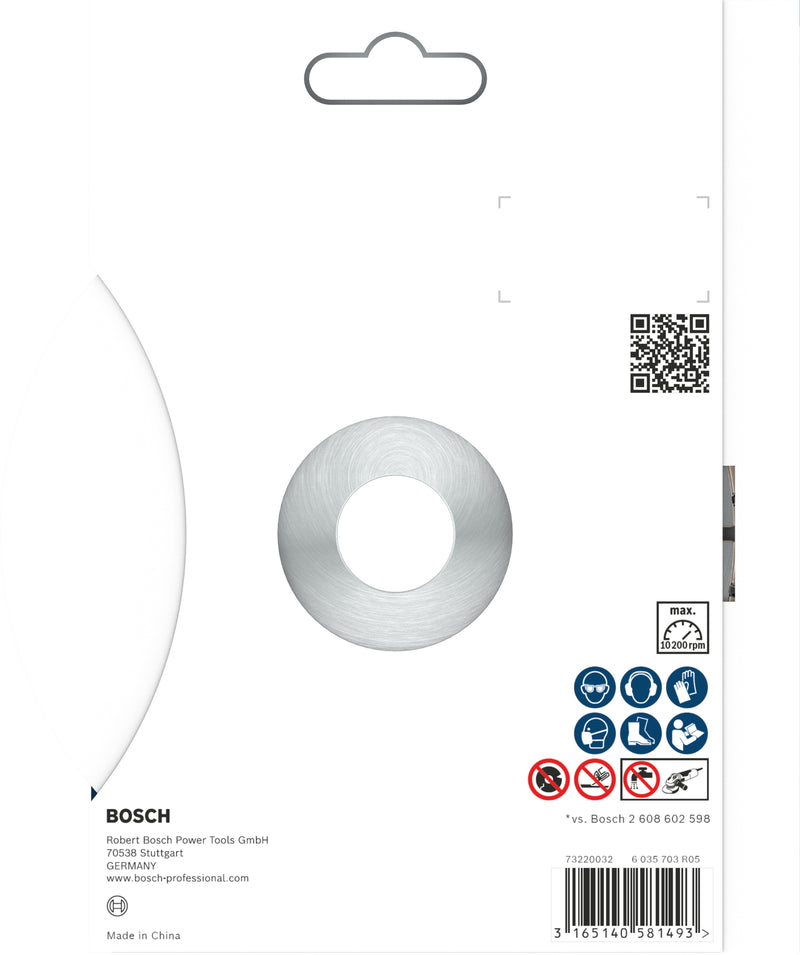 Disco Bosch dia ideal para pedra, 150x22,23x2,4mm