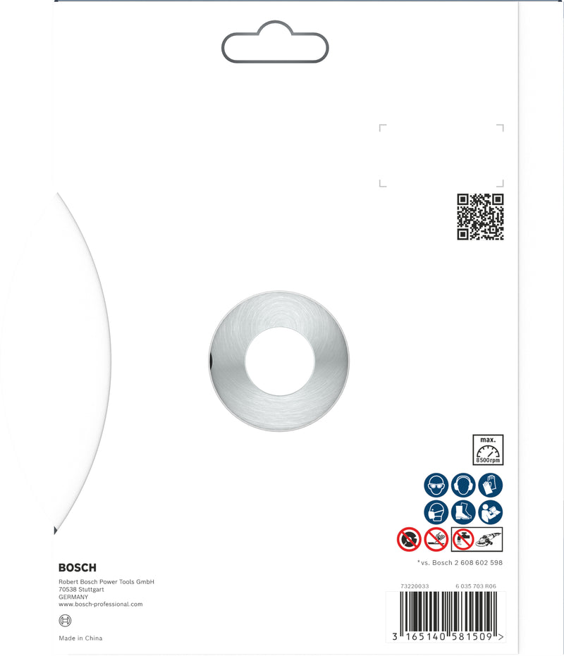 Bosch Disc dia Best for Stone, 180x22.23x2.4mm