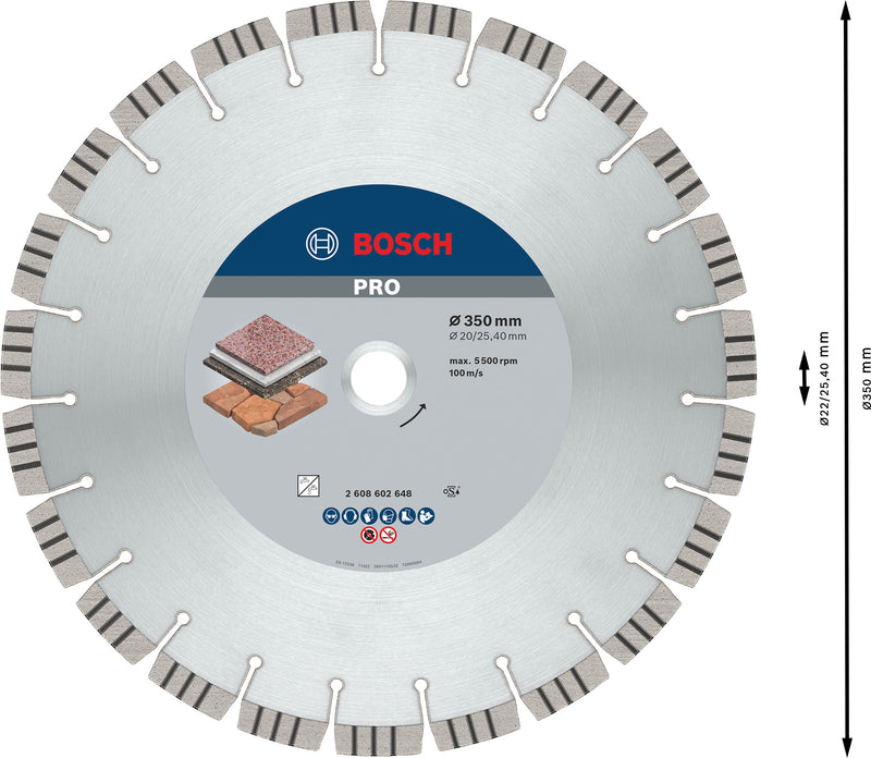 Bosch Best for Stone 350x20/25,4 mm