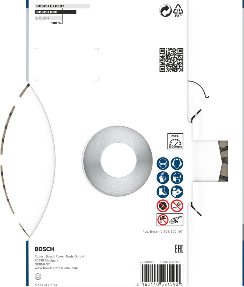 Bosch Disc dia. Best/Concrete, 150x22.23x2.4mm