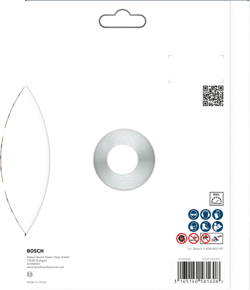 Bosch Disc dia. Best/Concrete, 180x22.23x2.4mm