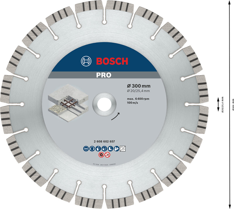 Bosch Best para betão 300x20/25,4 mm