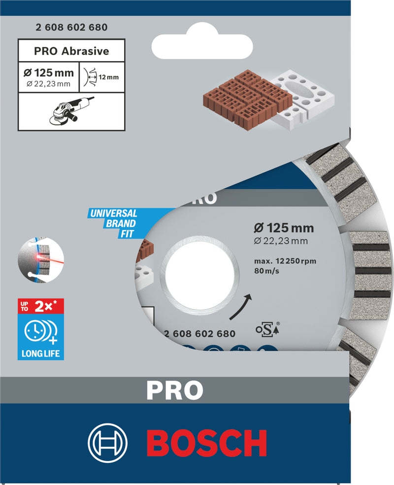 Disco Bosch dia.Best/Abrasivo, 125x22,23x2,2 mm
