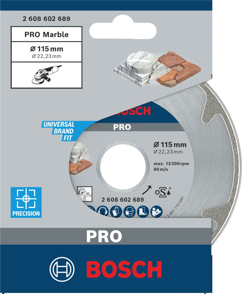 Bosch Disc dia.Best/Marble, 115x22,23x2,2 mm