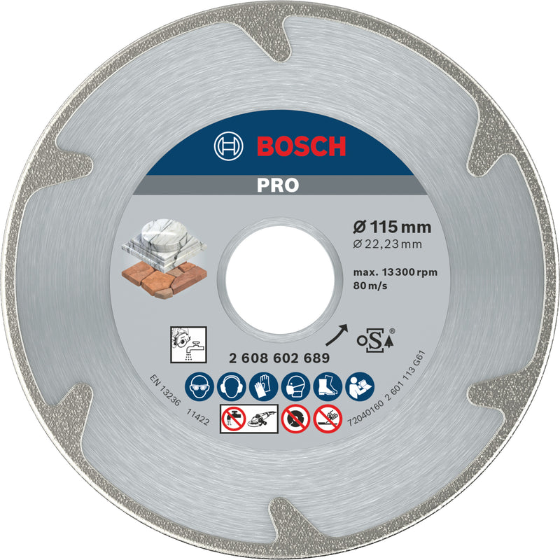 Bosch Disc dia.Best/Marble, 115x22,23x2,2 mm