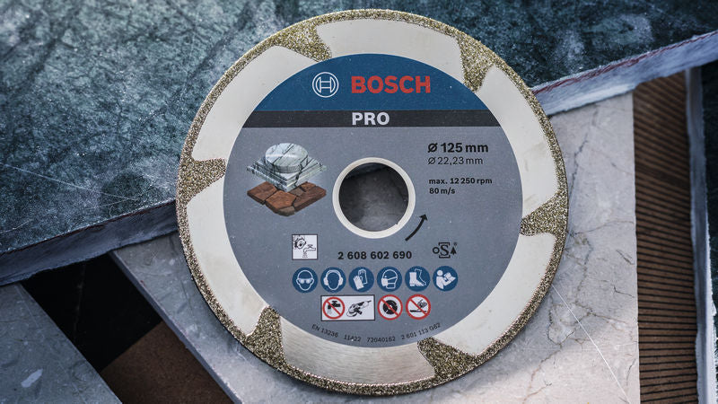 Disco Bosch dia.Best/Mármore, 125x22,23x2,2 mm