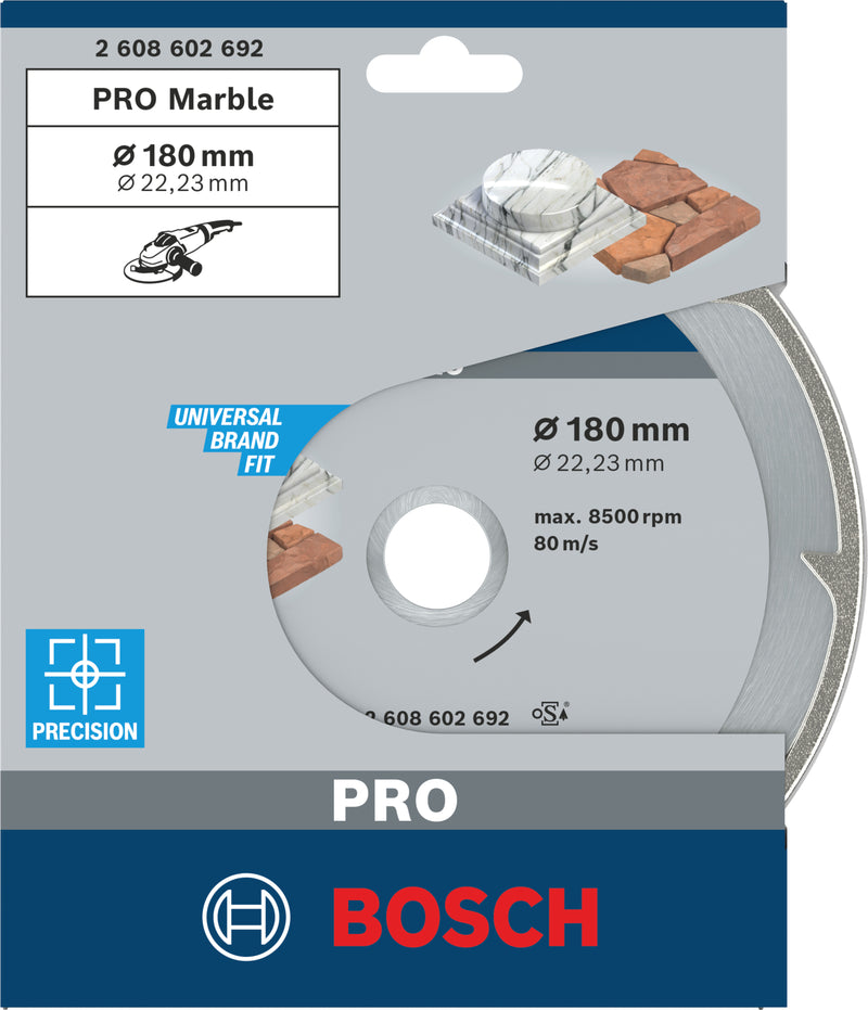 Bosch Disc dia.Best/Marble, 180x22,23x2,2 mm