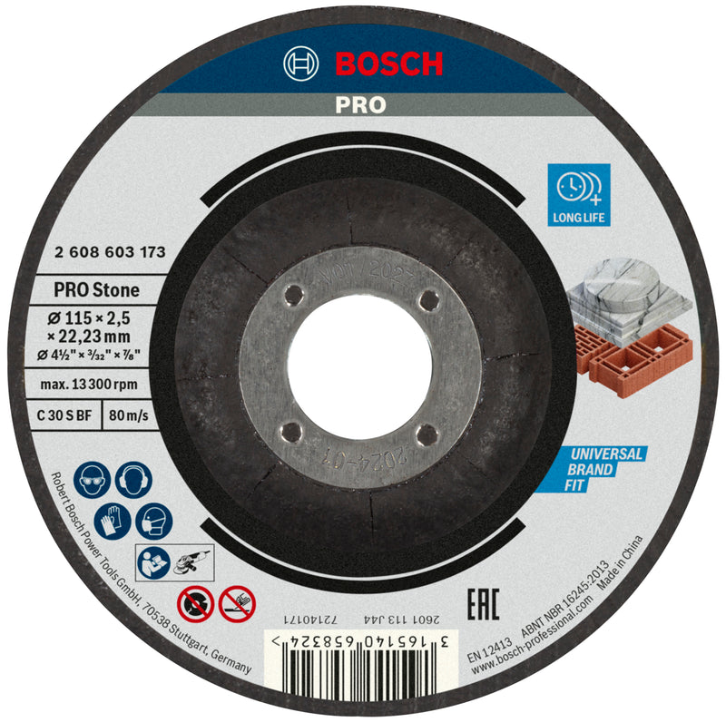 Bosch STD Stone Disc 115x2.5x22.23mm, D