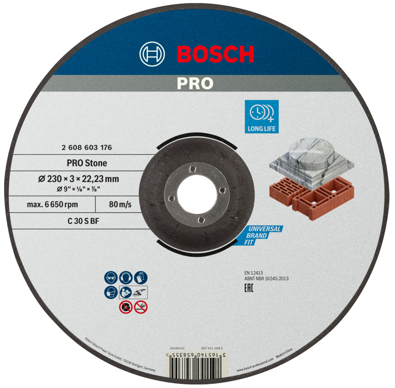 Bosch STD Stone Disc 230x3x22.23mm, D