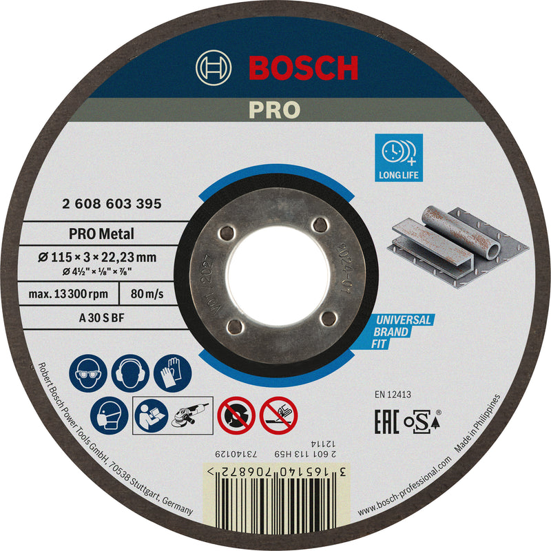 Bosch MPP Corte de metal 115x3x22,23mm, S
