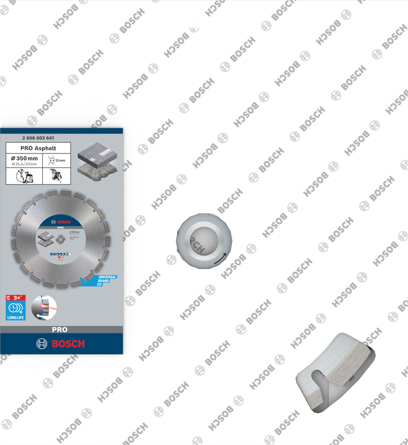 Disco diamantado Bosch PRO Asfalto, 350 x 20/25,4 mm