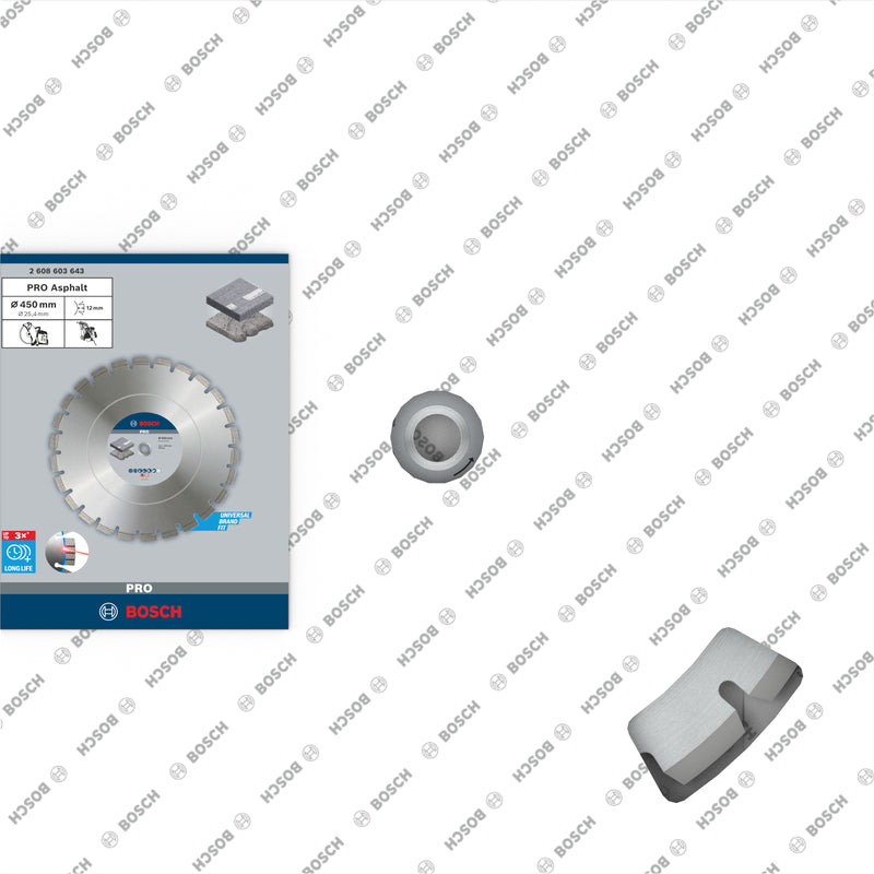 Disco diamantado para asfalto Bosch PRO, 450 x 25,4 mm