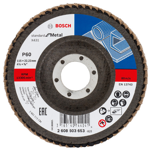 Disco de aba Bosch SfM, 115 mm, G60, 1x