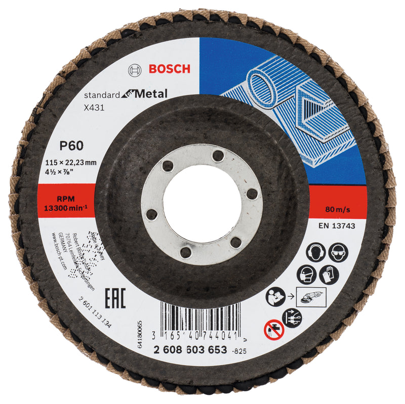 Disco de aba Bosch SfM, 115 mm, G60, 1x