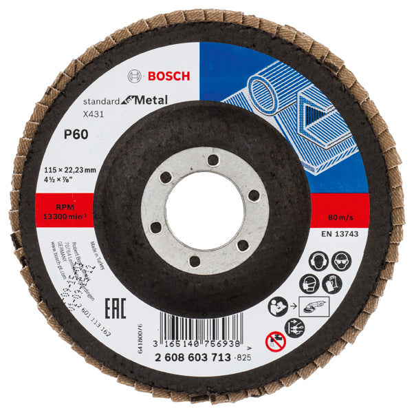 Bosch Flap Disc SfM,115mm,G60,1x