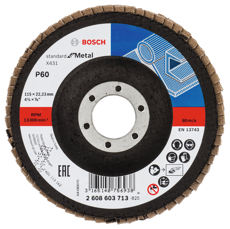 Bosch Flap Disc SfM,115mm,G60,1x