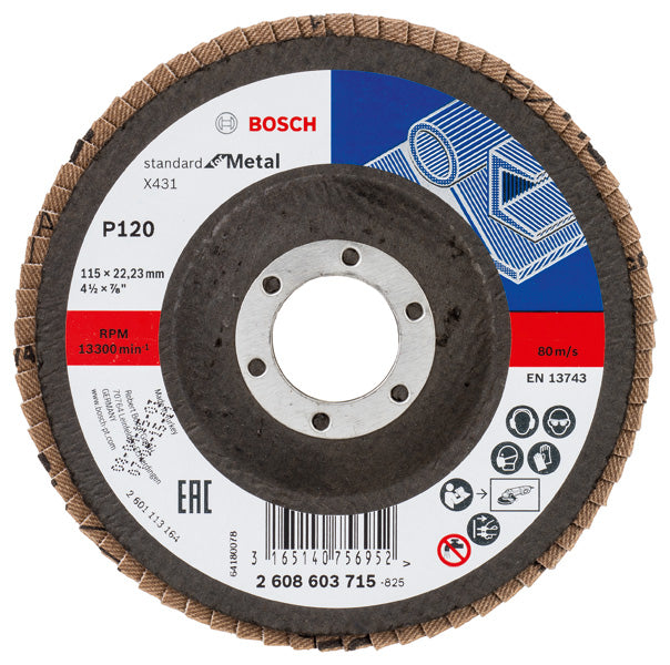 Disco de aba Bosch SfM, 115 mm, G120, 1x