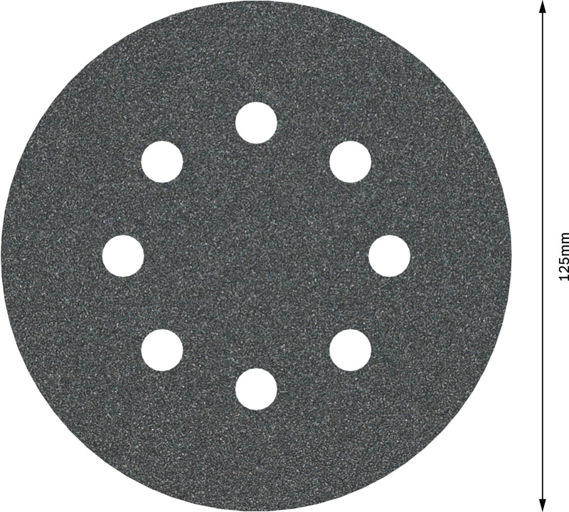 Folha de lixa Bosch BfCC,125mm,G100,5x