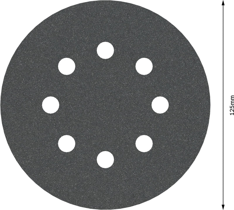 Folha de lixa Bosch BfCC,125mm,G240,5x