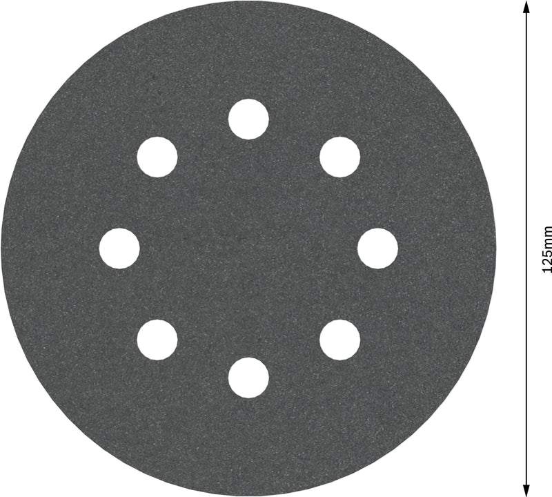Folha de lixa Bosch Scheibe 8 Loch (SB 5