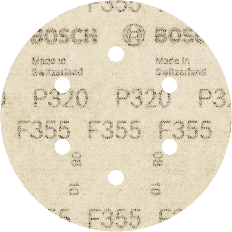 Hoja de lija Bosch BfCC, 150 mm, G320, 5 unidades