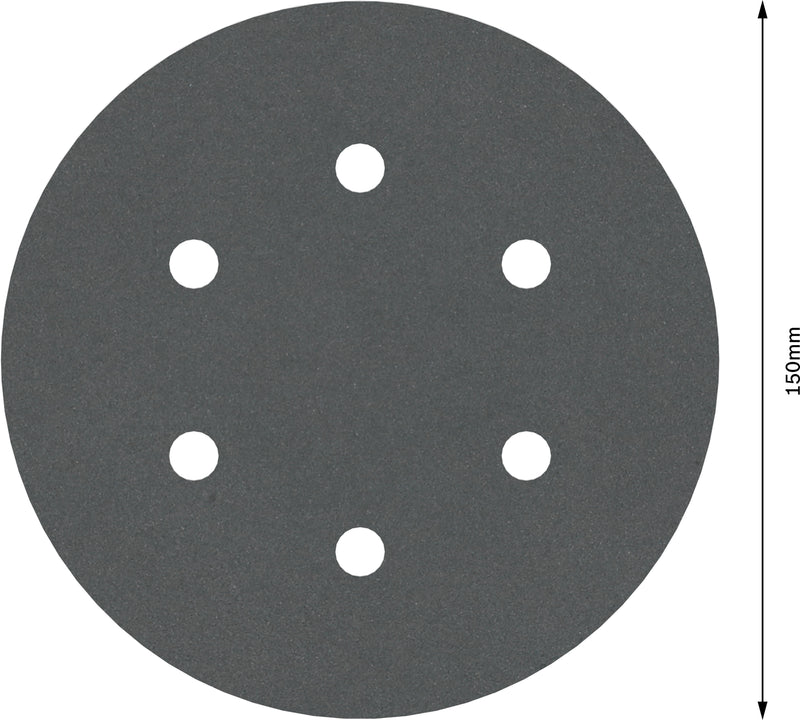 Hoja de lija Bosch BfCC, 150 mm, G400, 5 unidades