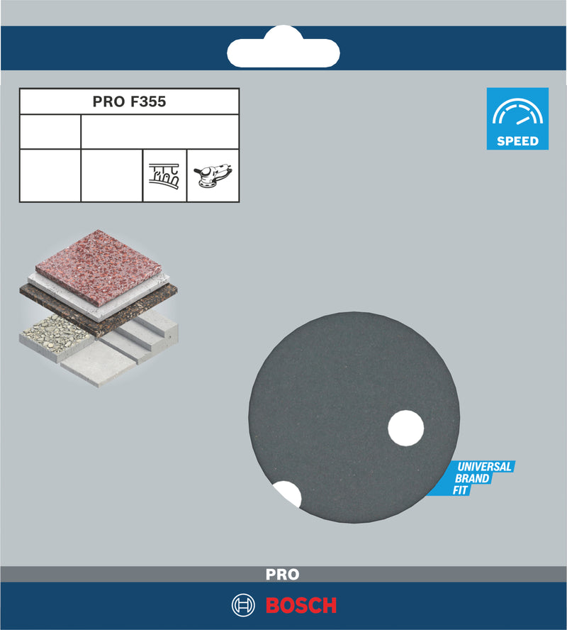 Bosch Sanding Sheet BfCC,150mm,G600,5x