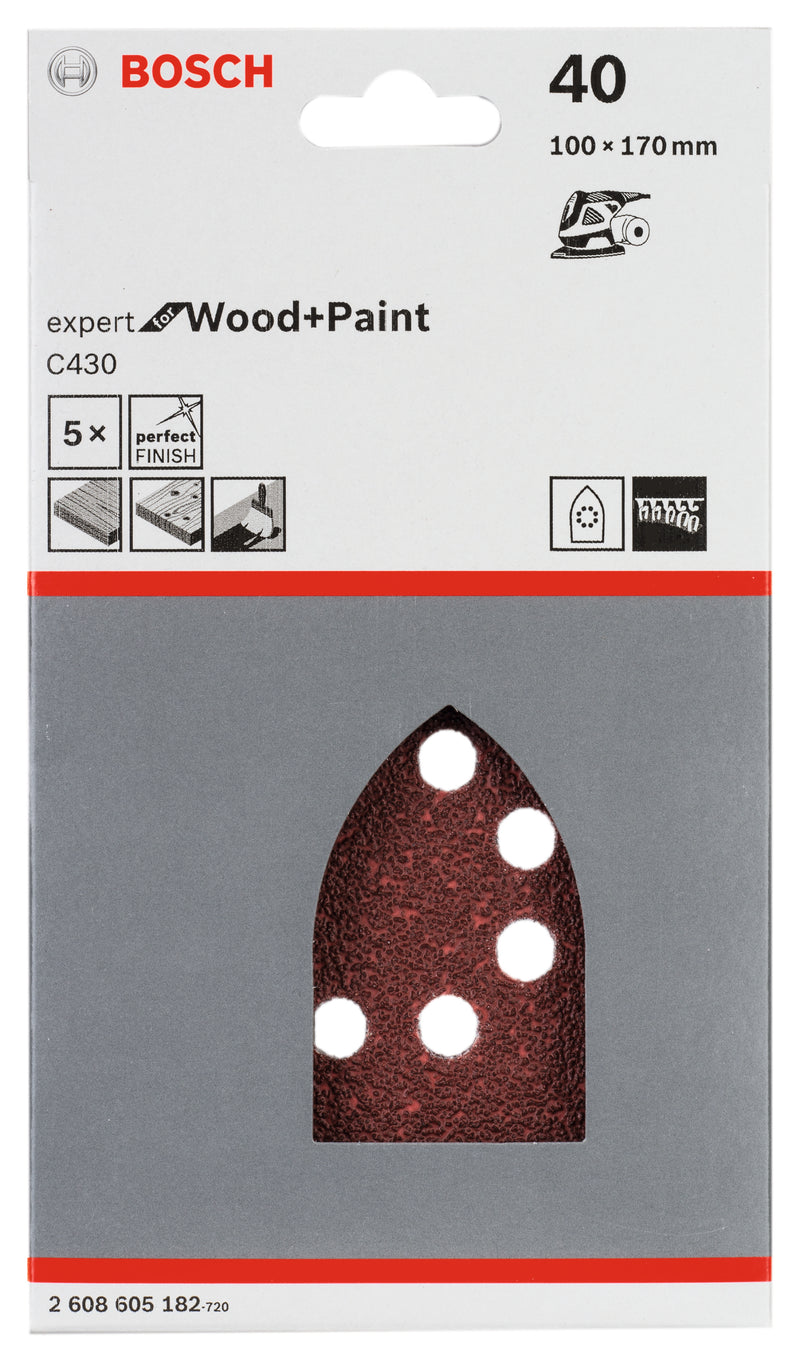 Bosch Multisanding Sheet 100x170mm 40G