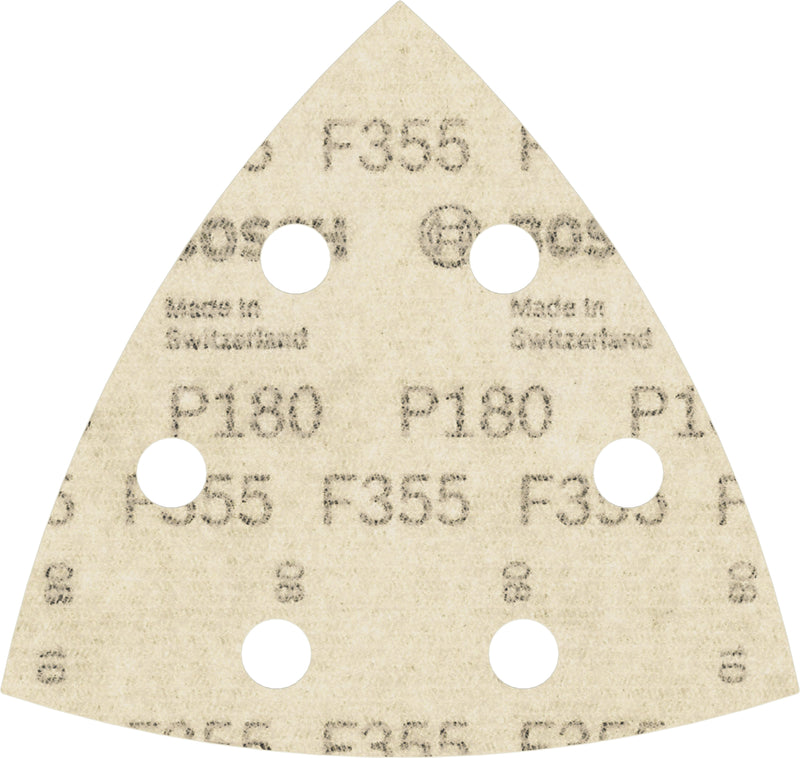 Bosch PRO F355 Sanding Sheet, 93 mm, G180, 5 pcs.