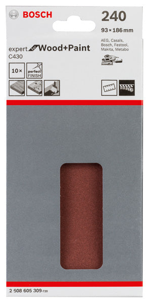 Bosch Sanding Sheet EfWP,93x186mm,G240