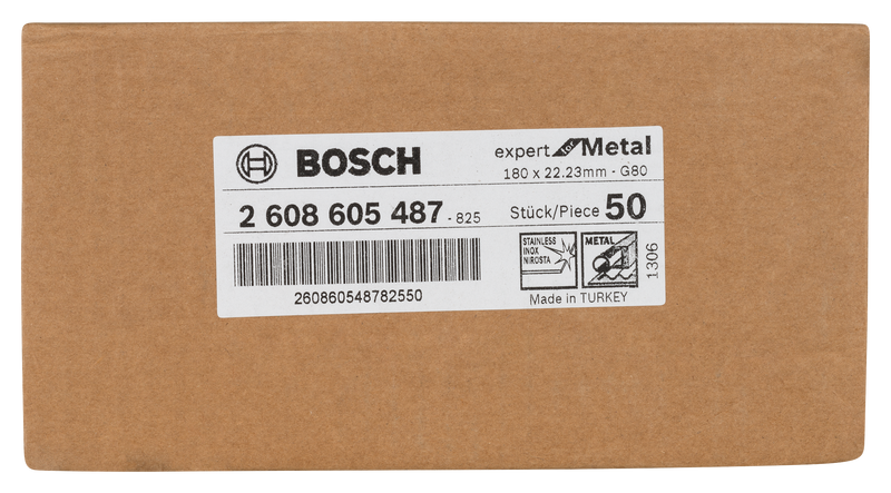 Bosch Fibre-Sanding Disc EfM,180mm,G80,1x